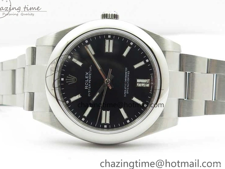 MiroTime 1231 Oyster Perpetual 41mm 124300 EWF Best Edition Black Dial on SS Bracelet A Unique 2860